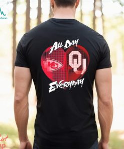 Official Kansas City Chiefs and Oklahoma Sooners All day Everyday shirt