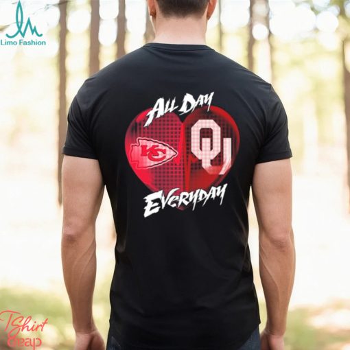 Official Kansas City Chiefs and Oklahoma Sooners All day Everyday shirt