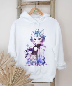 Official LineChu anime girl character 2023 T shirt