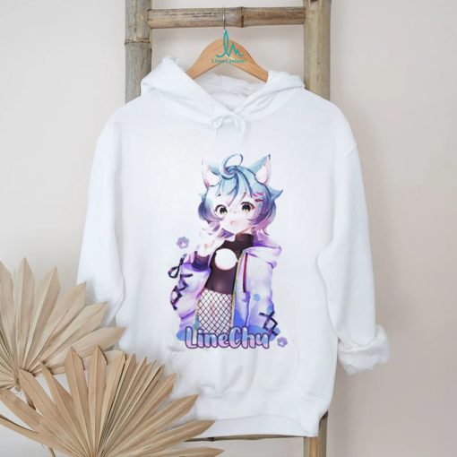Official LineChu anime girl character 2023 T shirt