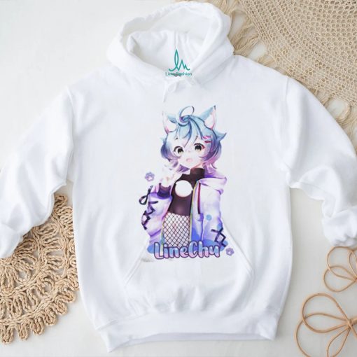 Official LineChu anime girl character 2023 T shirt
