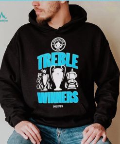 Official Manchester city treble winners 2023 T shirt