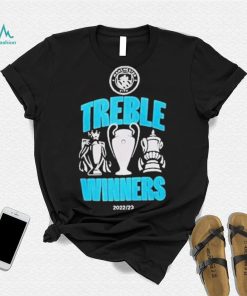 Official Manchester city treble winners 2023 T shirt