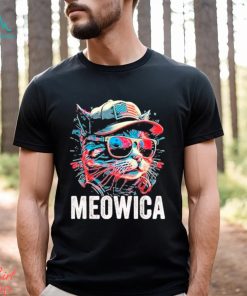 Official Meowica 4th of July Cat American Flag America USA Shirt