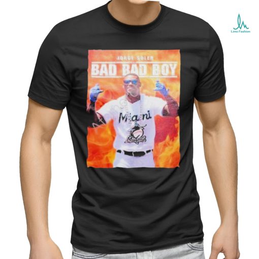 Official MiamI marlins jorge soler bad bad boy T shirt