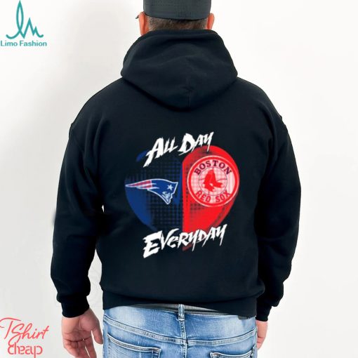 Official New England Patriots and Boston Red Sox All day Everyday shirt