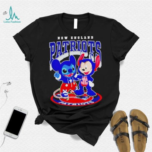 Official New England Patriots baseball stitch and mickey shirt