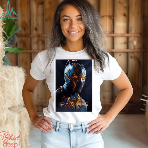 Official New Marvel Cinematic Universe Black Panther Poster t shirt