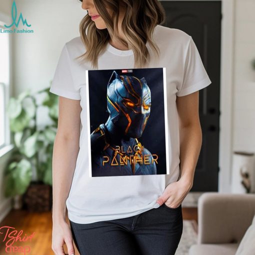 Official New Marvel Cinematic Universe Black Panther Poster t shirt