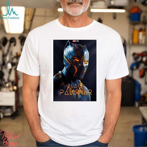 Official New Marvel Cinematic Universe Black Panther Poster t shirt