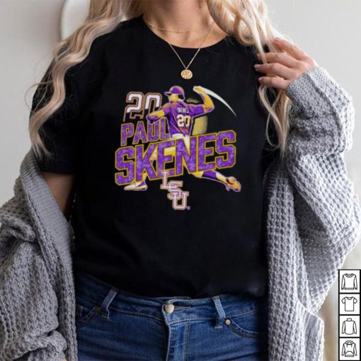Official Number 20 Paul Skenes 20 LSU Tigers shirt