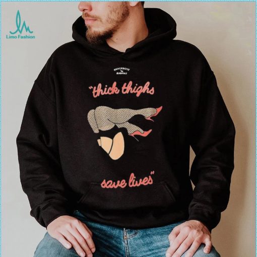 Official Slushcult X Snackboyz Thick Thighs Black Shirt