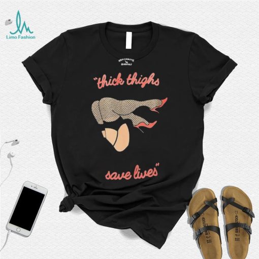 Official Slushcult X Snackboyz Thick Thighs Black Shirt