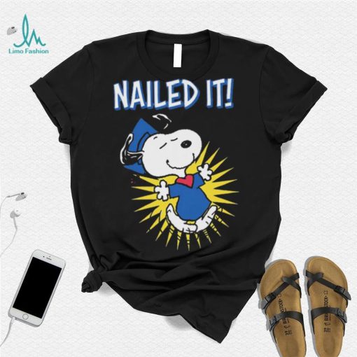 Official Snoopy Nailed It Shirt