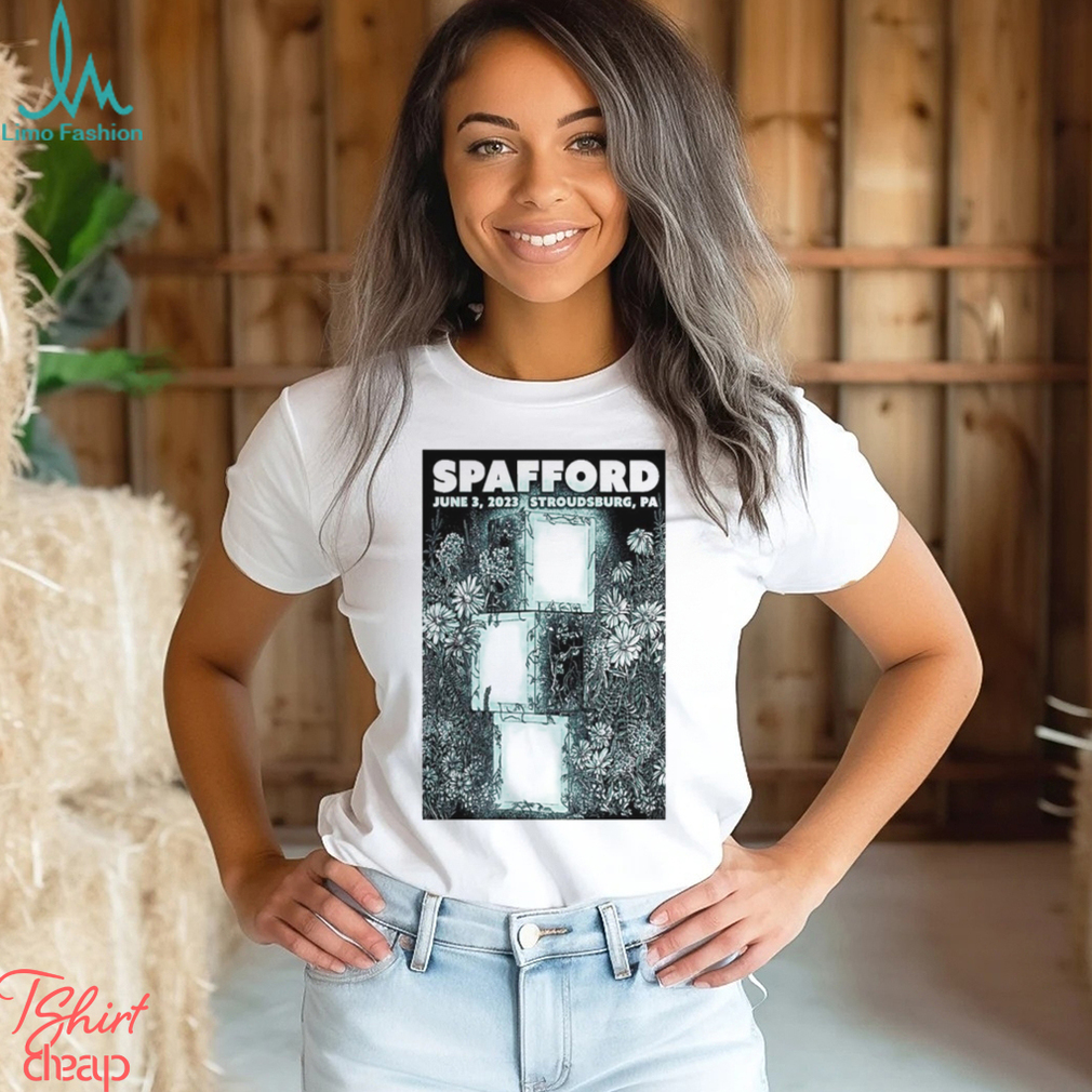 Official Spafford Stroudsburg, PA June 3, 2023 Poster shirt Official Spafford Stroudsburg, PA June 3, 2023 Poster shirt