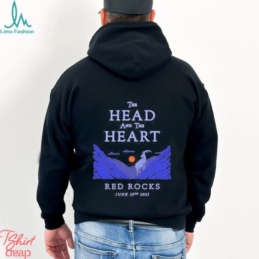 Official The Head And The Heart 2023 Red Rocks Shirt