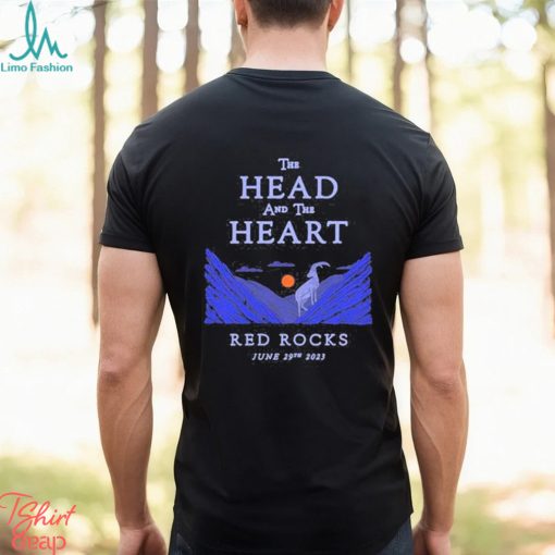 Official The Head And The Heart 2023 Red Rocks Shirt