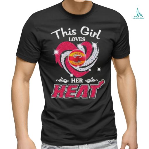 Official This Girl Love Her Heat Miami Heat 2023 Shirt