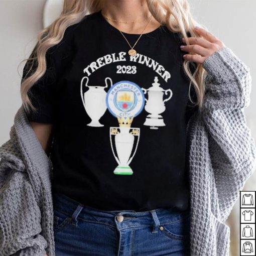 Official Treble Winners 2023 Manchester City Shirt