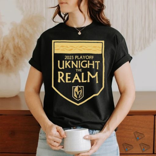 Official Vegas Golden Knights Uknight The Realm Slogan Shirt