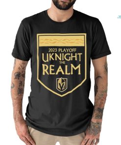 Official Vegas Golden Knights Uknight The Realm Slogan Shirt