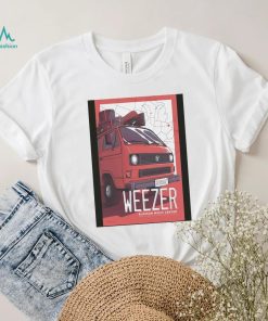 Official Weezer 2023 Blossom Music Center OH Poster shirt