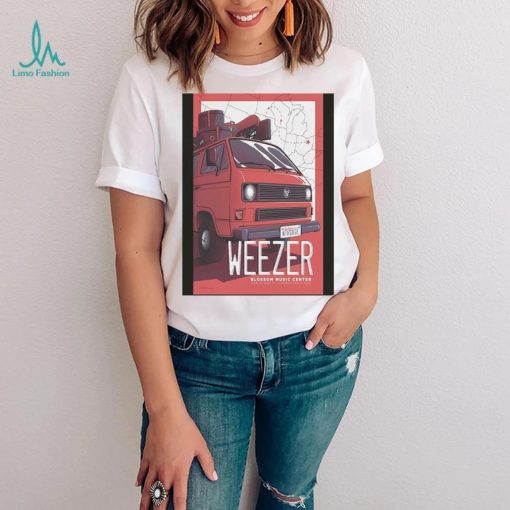 Official Weezer 2023 Blossom Music Center OH Poster shirt