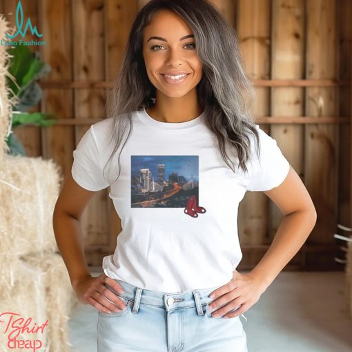 Official boston Red Sox Ladies City Scape Shirt