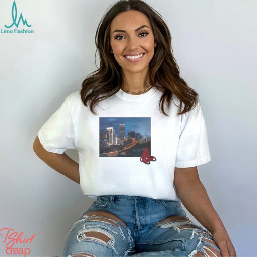 Official boston Red Sox Ladies City Scape Shirt