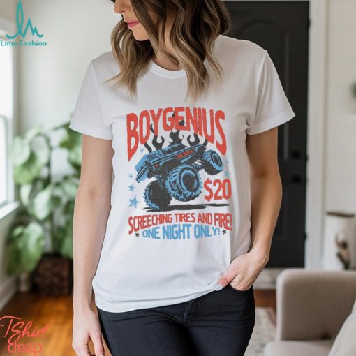 Official boygenius screeching tires and fire one fight only Shirt