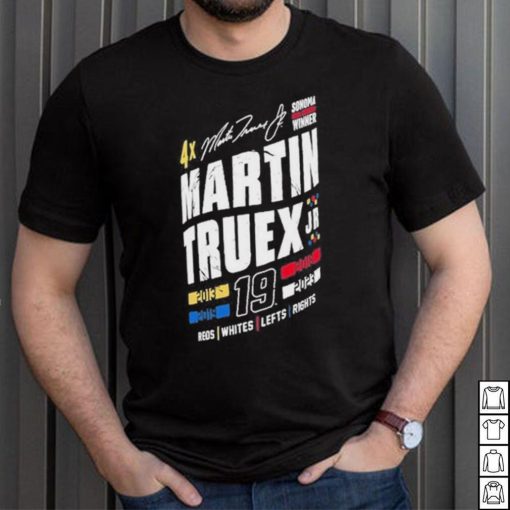 Official martin Truex 2023 Sonoma Win 19 Shirt