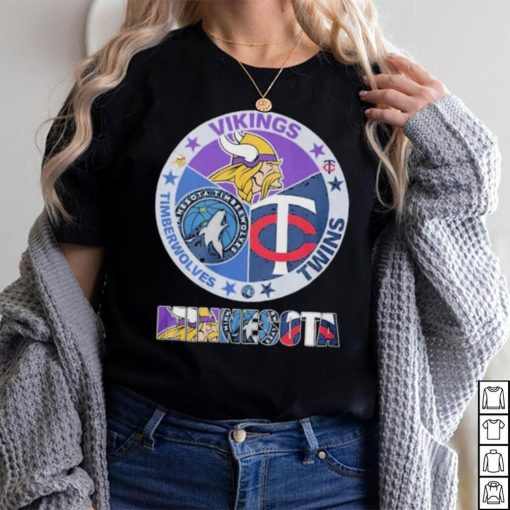 Official minnesota Vikings Twins And Timberwolves City Champions Shirt