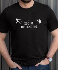 Official social distancing softball 43 ft áo thun youth 2023 shirt