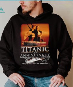 Official titanic 25th Anniversary Thank You For The Memories T Shirt