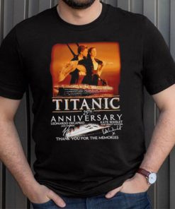 Official titanic 25th Anniversary Thank You For The Memories T Shirt, hoodie, sweater, long sleeve and tank top Official titanic 25th Anniversary Thank You For The Memories T Shirt