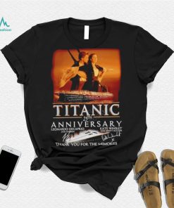 Official titanic 25th Anniversary Thank You For The Memories T Shirt, hoodie, sweater, long sleeve and tank top Official titanic 25th Anniversary Thank You For The Memories T Shirt
