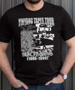 Official yin Yang Tiles Tour G59 Summer Season 1989 1990 Shirt