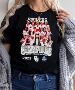 Oklahoma Sooners Champions Women’s College Softball 2023 T shirt