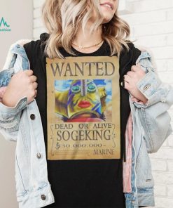 One Piece Sogeking Wanted Post shirt