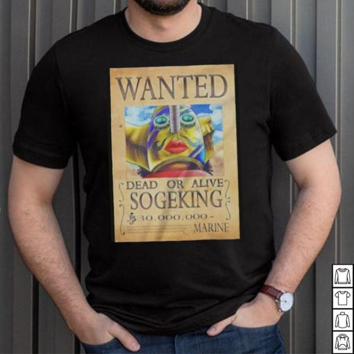 One Piece Sogeking Wanted Post shirt