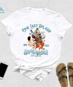 One last splash 1989 2023 Splash Mountain Disneyland shirt