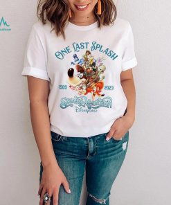 One last splash 1989 2023 Splash Mountain Disneyland shirt