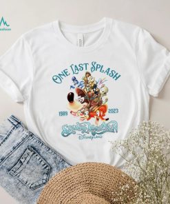 One last splash 1989 2023 Splash Mountain Disneyland shirt
