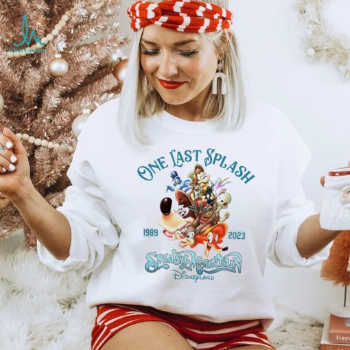 One last splash 1989 2023 Splash Mountain Disneyland shirt