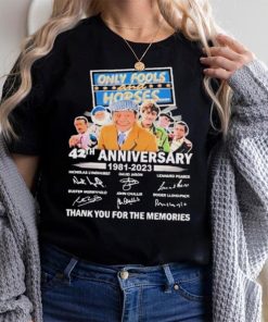 Only Fools and Horses 42th Anniversary 1981 2023 thank You for the memories signatures shirt