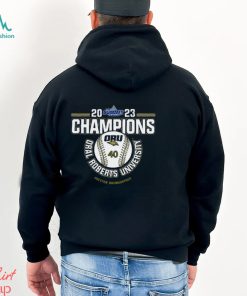 Oral Roberts University Preston Baumgartner 2023 NCAA Baseball Summit League Champions shirt