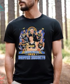Original Denver Nuggets Conference Finals NBA 2023 Signatures shirt