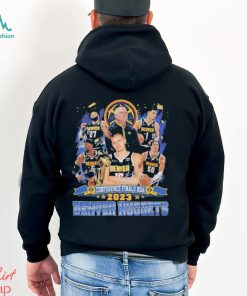 Original Denver Nuggets Conference Finals NBA 2023 Signatures shirt