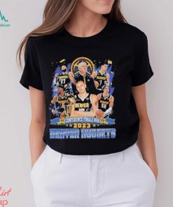 Original Denver Nuggets Conference Finals NBA 2023 Signatures shirt