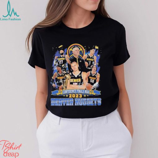 Original Denver Nuggets Conference Finals NBA 2023 Signatures shirt